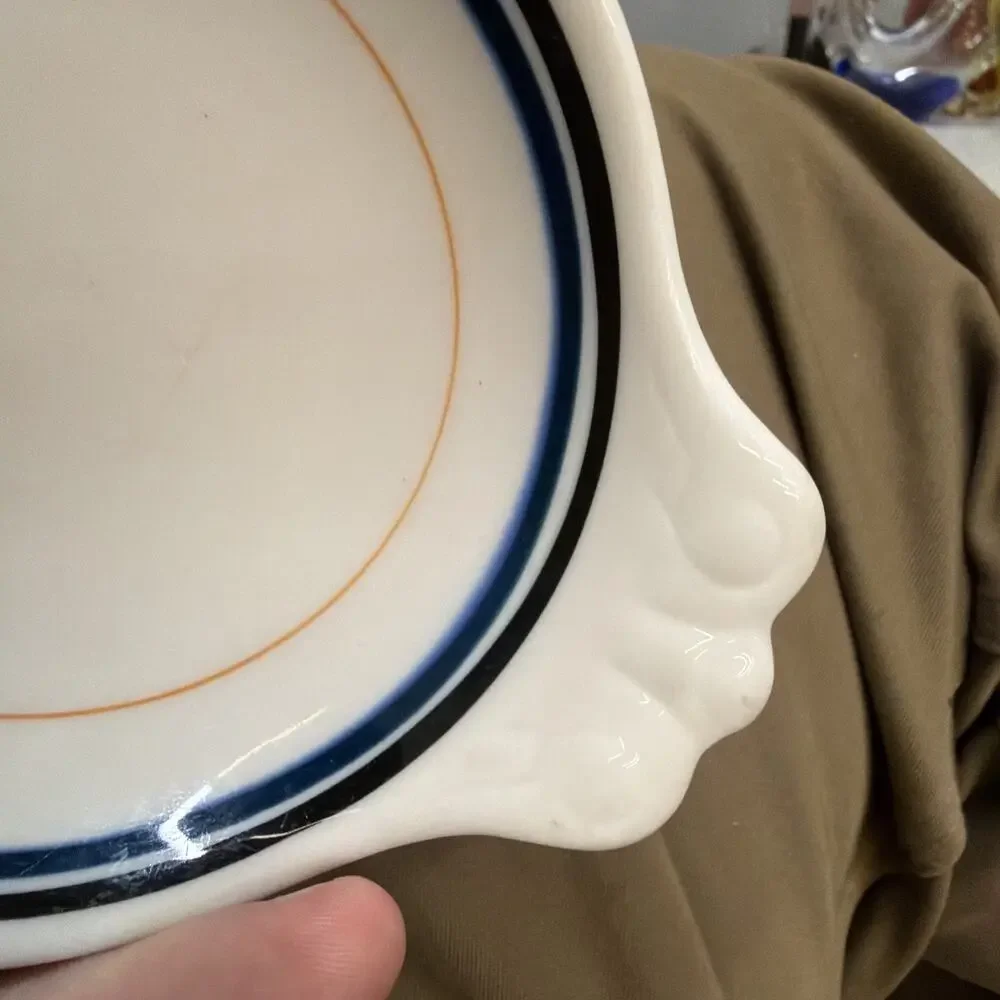 Vintage Syracuse China spoon rest with 